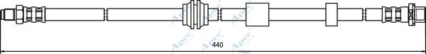 APEC BRAKING Тормозной шланг HOS3621